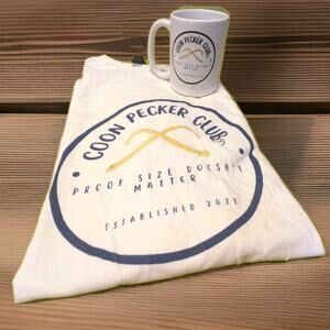 Coon Pecker Club Coffee Mug XL Tee Queen Shine Girl Danielle Parton Sevierville